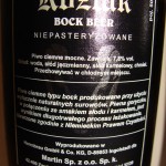 Koźlak Niepasteryzowany Bock Beer